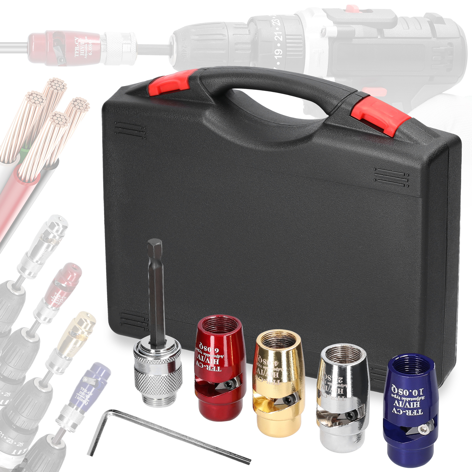 Alloy Electric Wire Stripper Cable Peeling Stripper Practical V8A7