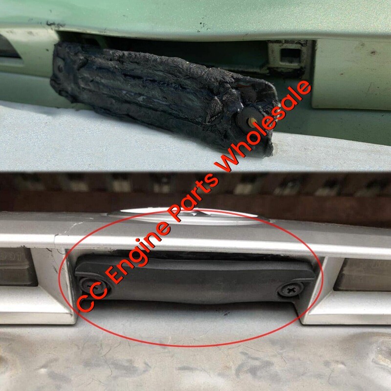 Latch Release Button Rubber Cover Replace Trunk Hatch Liftgate Switch For Toyota