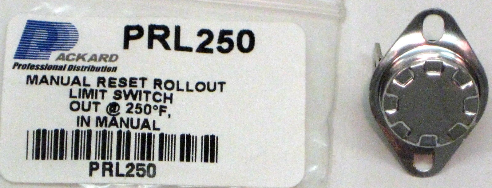 PRL250 L250 Limit Thermostat Manual Reset For Furnace Unit Heaters 626352