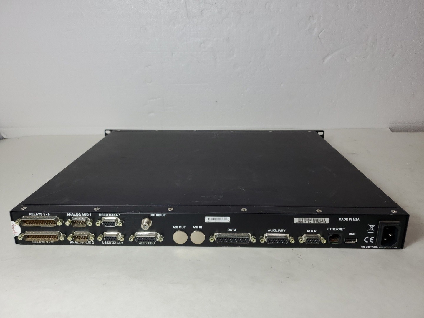 Tiernan ABR202A Professional SCPC/MCPC Audio Broadcast Receiver
