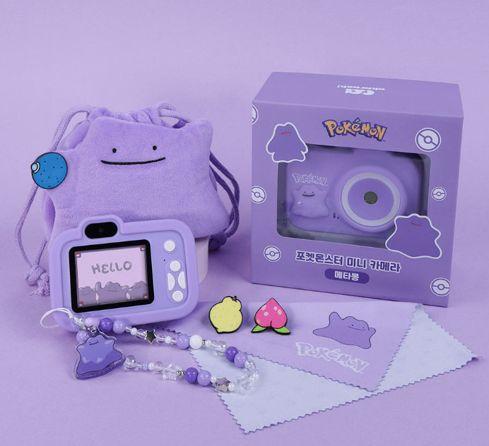 Pokemon Ditto Digital Camera Official Pokemon Korea Limited