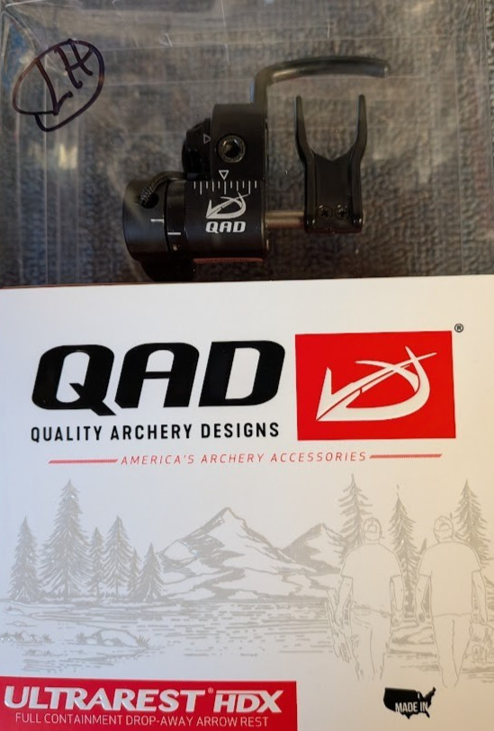 @NEW@ 2026 QAD HDX Ultrarest Drop-Away Arrow Rest! Black LH left-handed