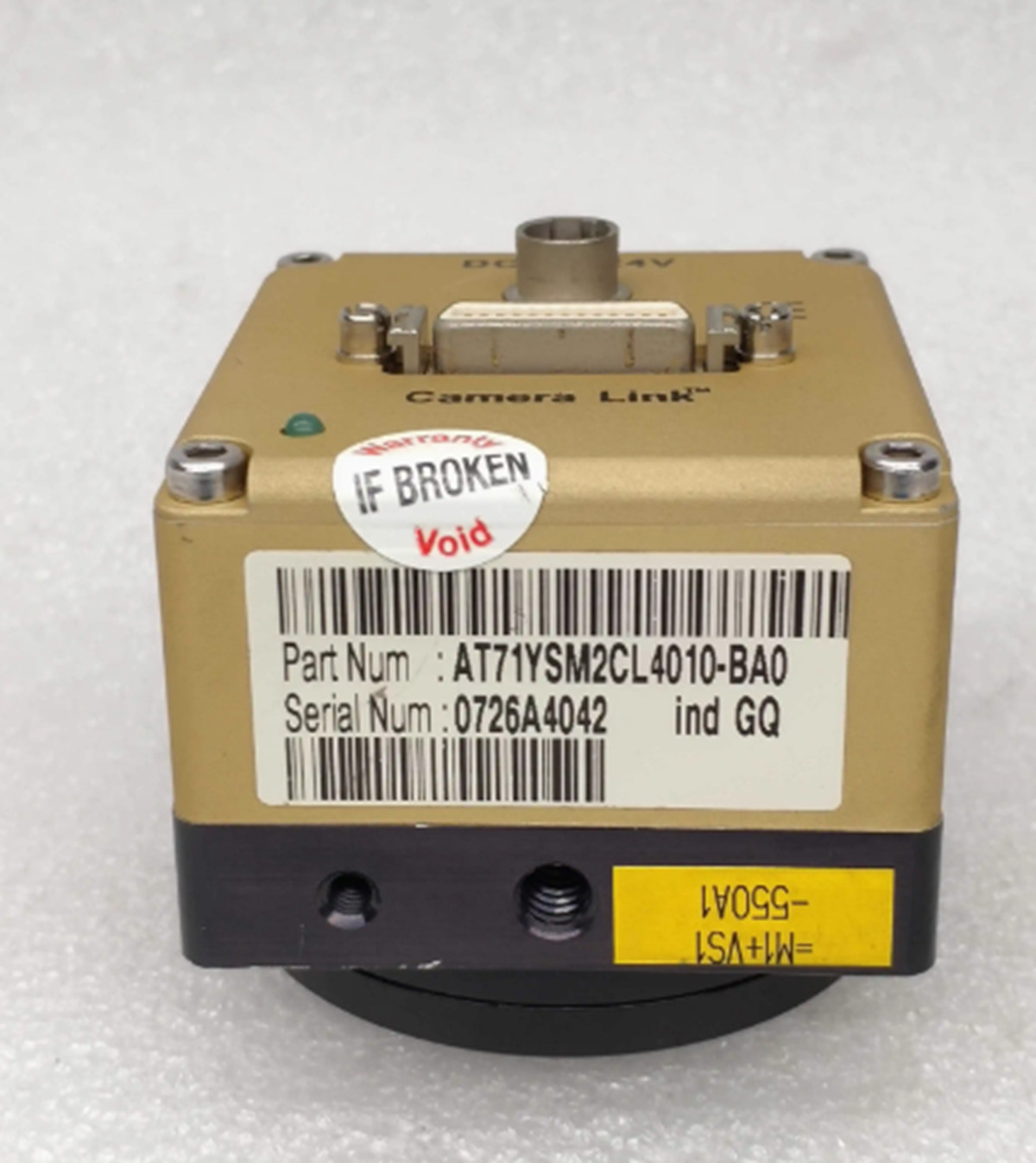 Used & Tested AVIIVA E2V AT71YSM2CL4010-BA0 Line Scan Camera