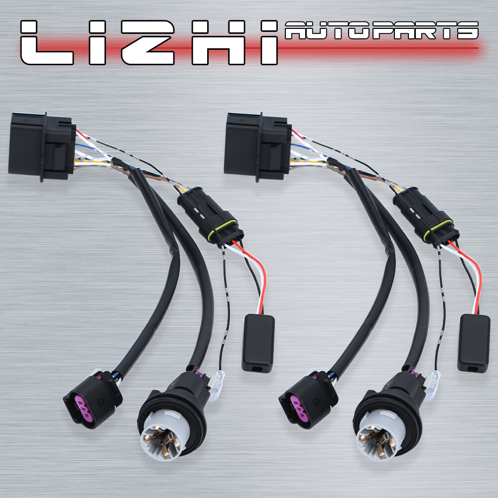 2PC Headlight Lamp Wiring Harness LH RH For 2013-2018 Dodge Ram 1500 2500 3500