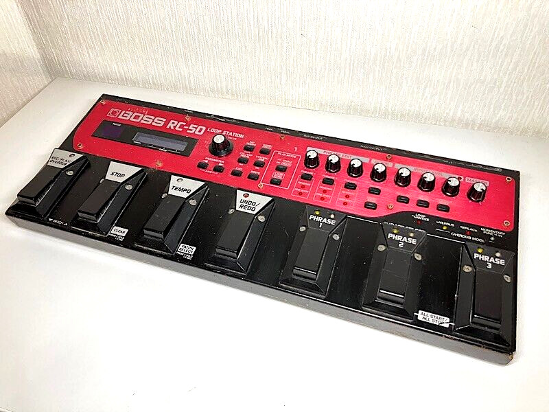 BOSS RC-50  Loop Station Pedal Looper Tested Working Great Free Shipping