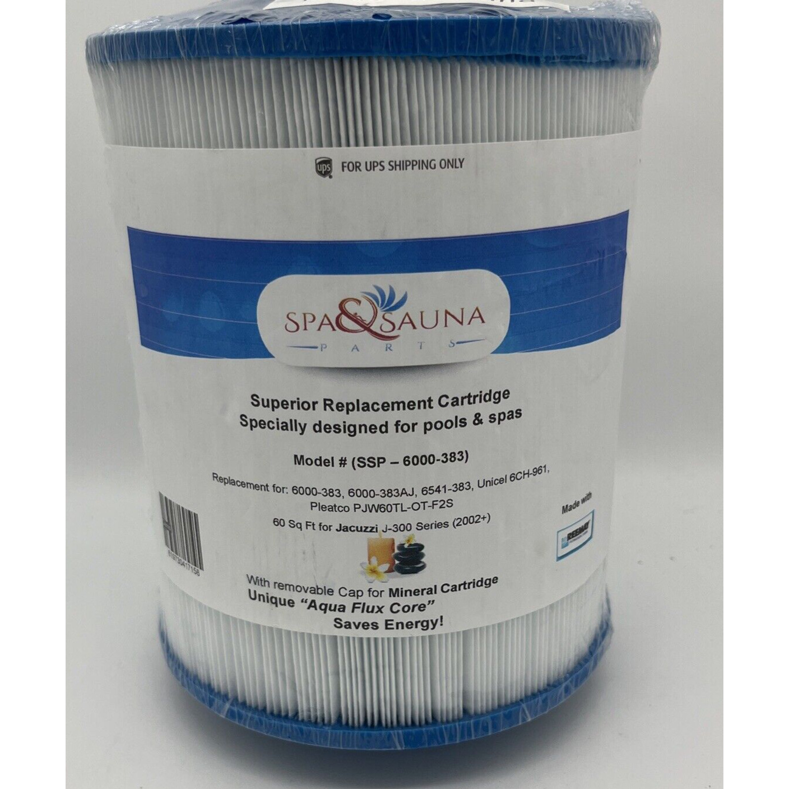 Spa & Sauna Jacuzzi Replacement Filter J-300 Series 6000-383 Unicel 6CH-961 NEW