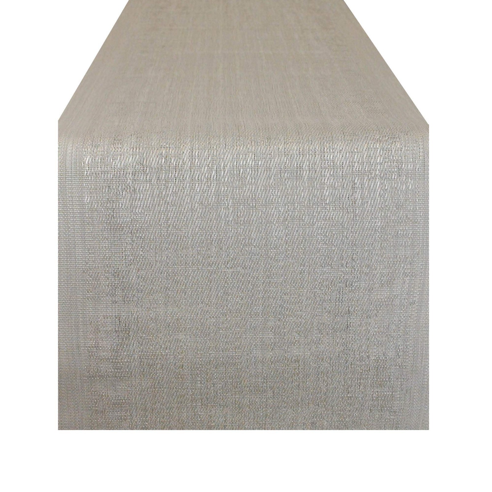 DII PVC Tabletop Collection Woven Indoor/Outdoor, Table Runner, 13x72, Gray