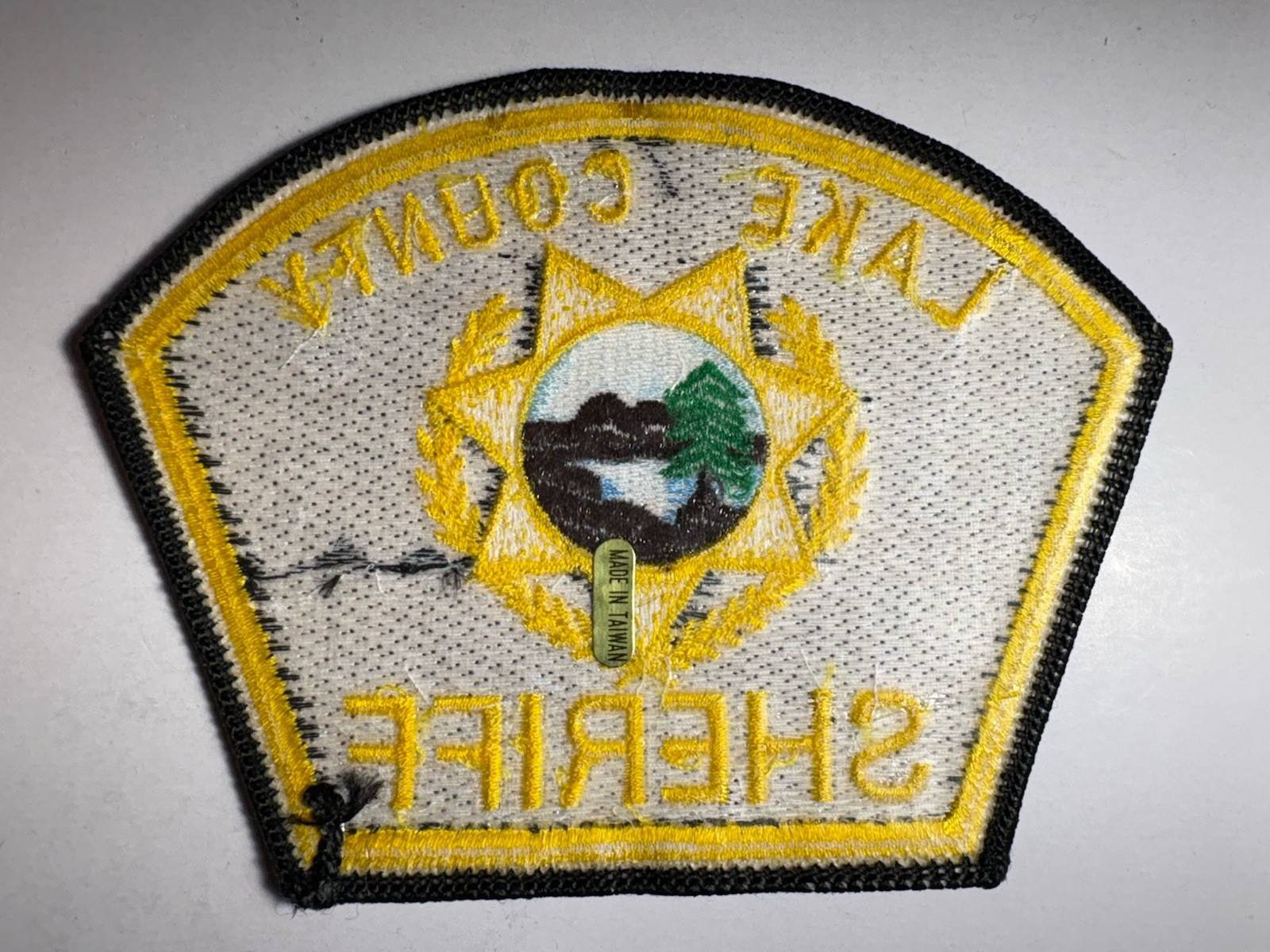 Lake County California Sheriff Patch