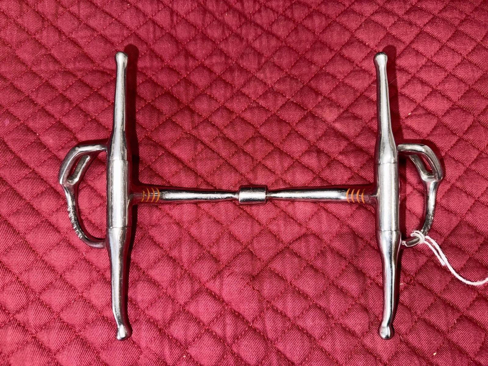 EUC 5" Myler Full Cheek Snaffle With Hooks copper in lay