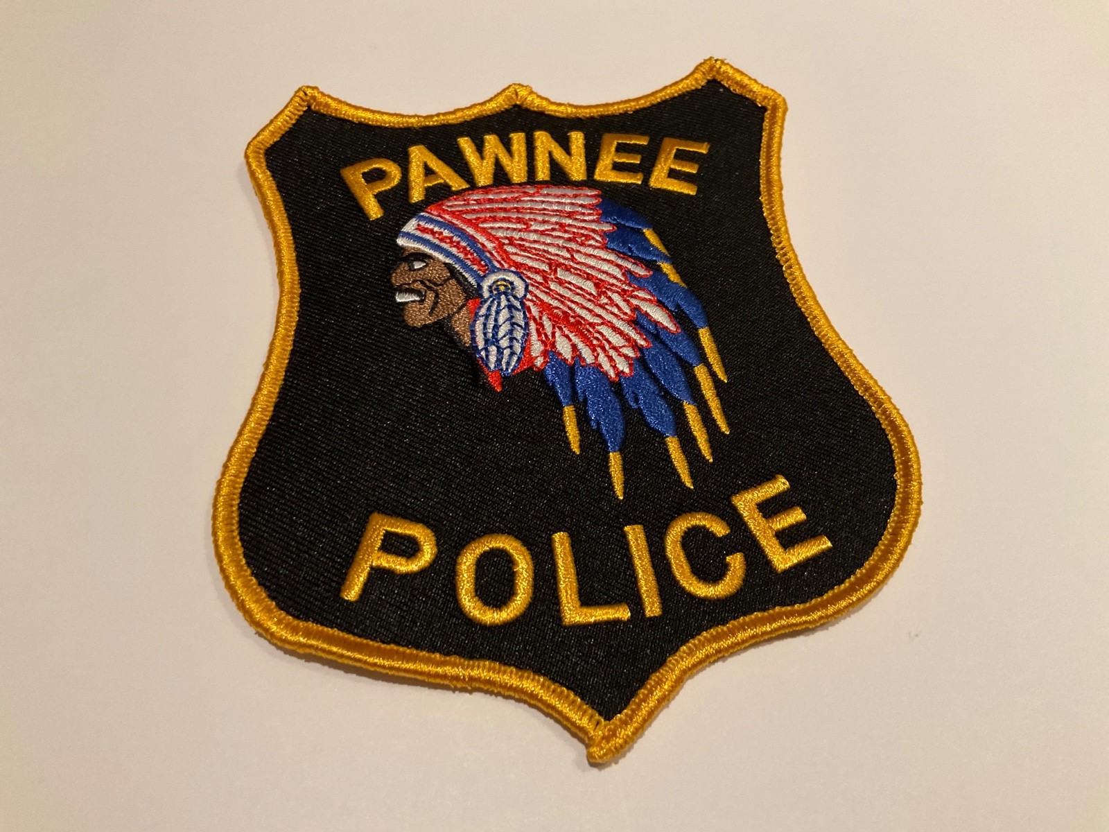Indian Warrior Pawnee Police State Illinois IL
