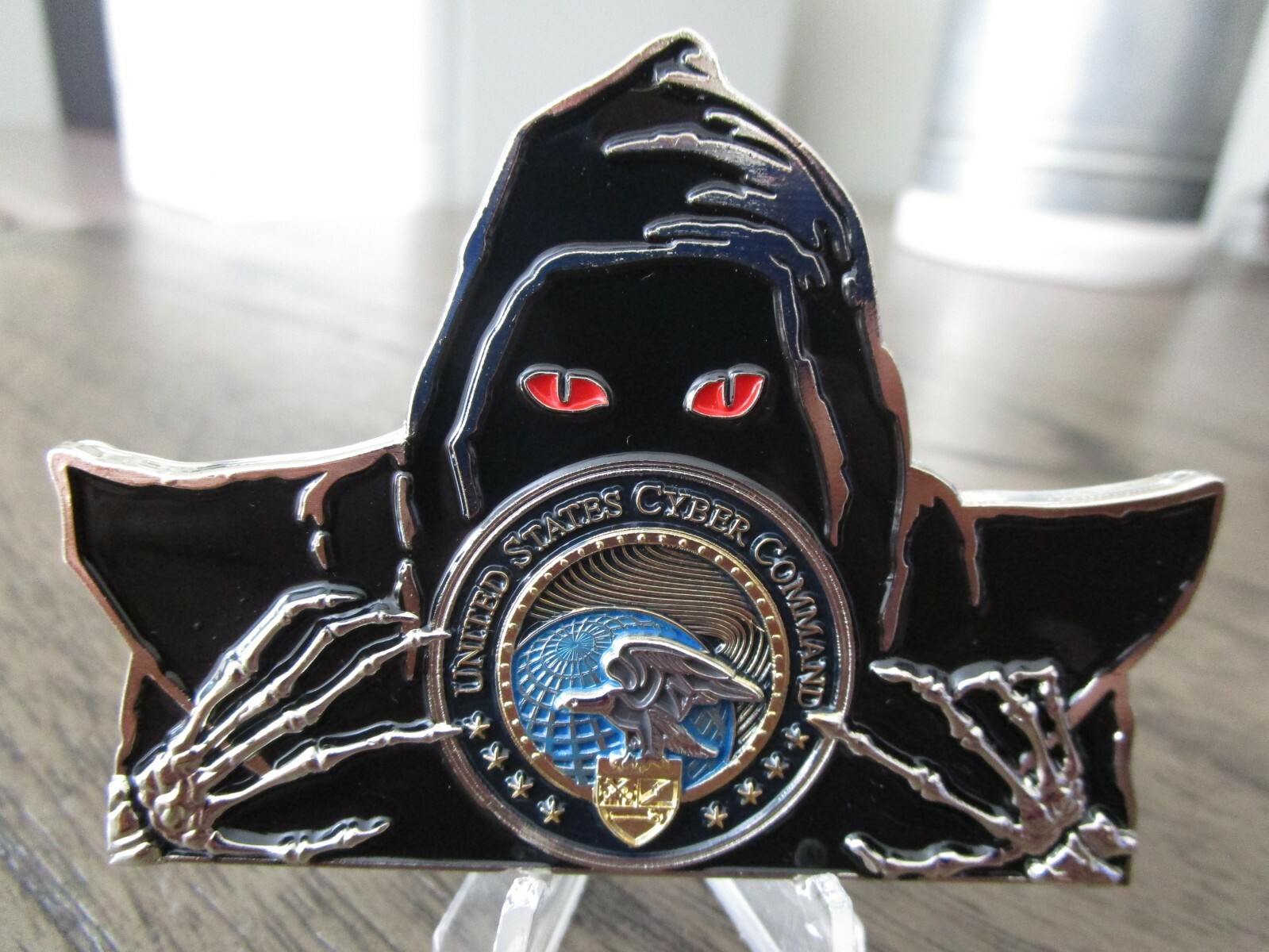 US Cyber Command CYBERCOM USN USAF Army NSA Reaper Challenge Coin