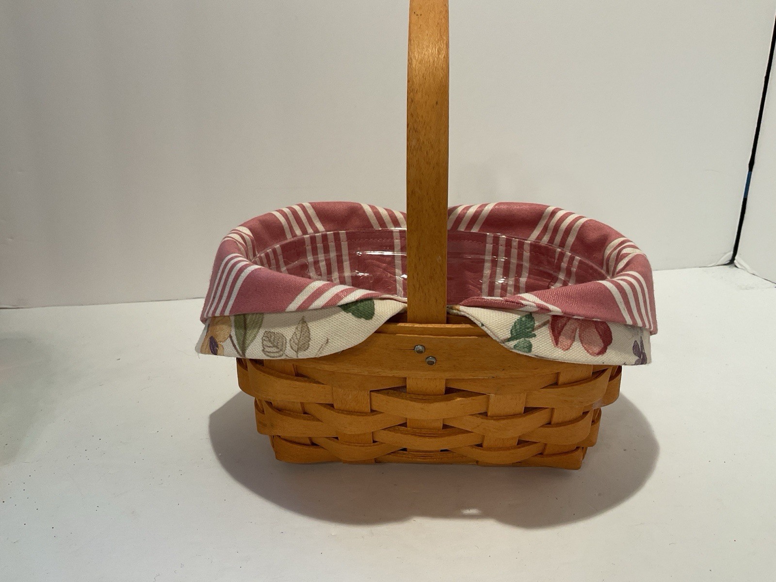 LONGABERGER 1999 AMERICAN CANCER SOCIETY HORIZON OF HOPE BASKET 2 Liners Protect