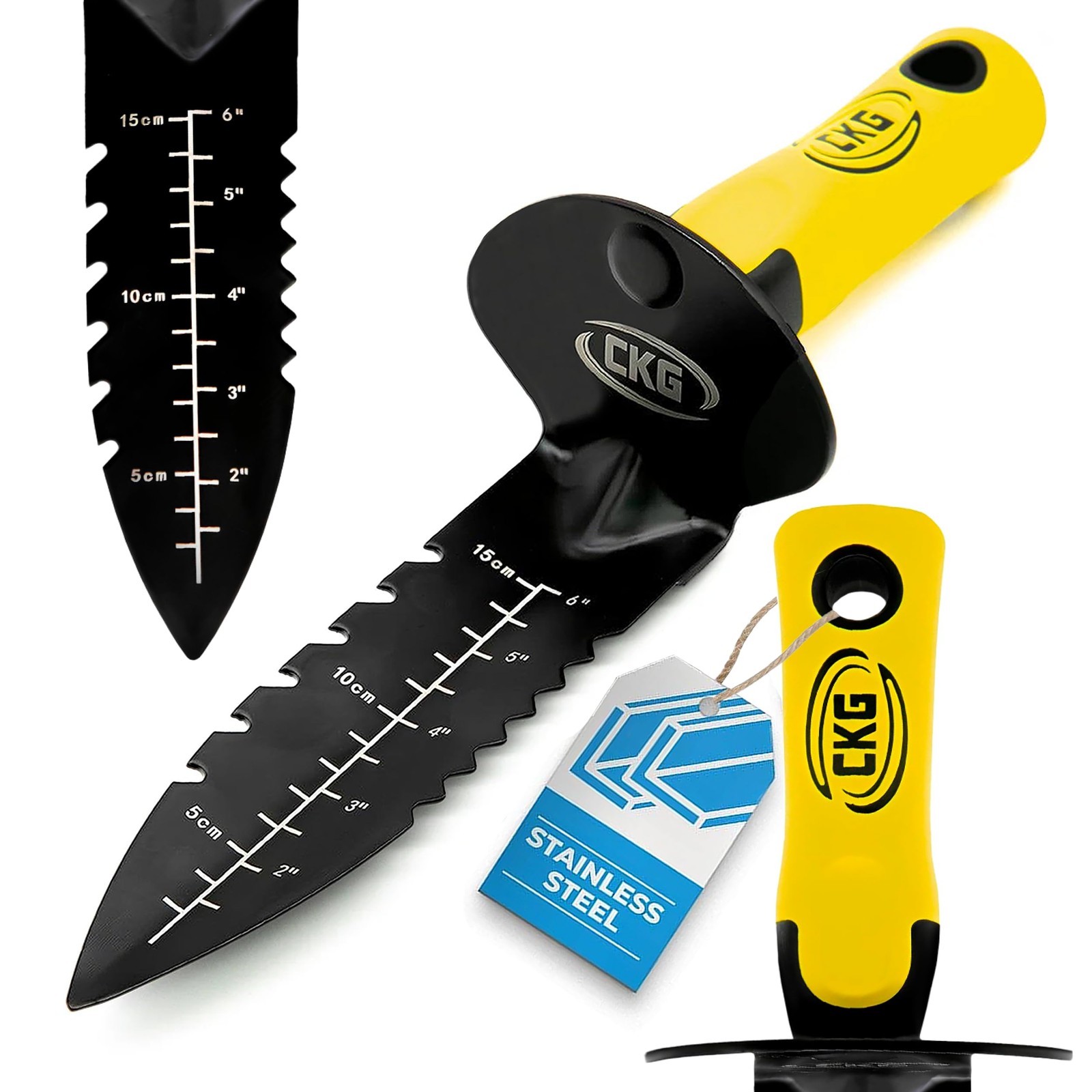 Metal Detector Shovel, Heavy Duty Double Serrated Edge Digger - Metal Detecti...