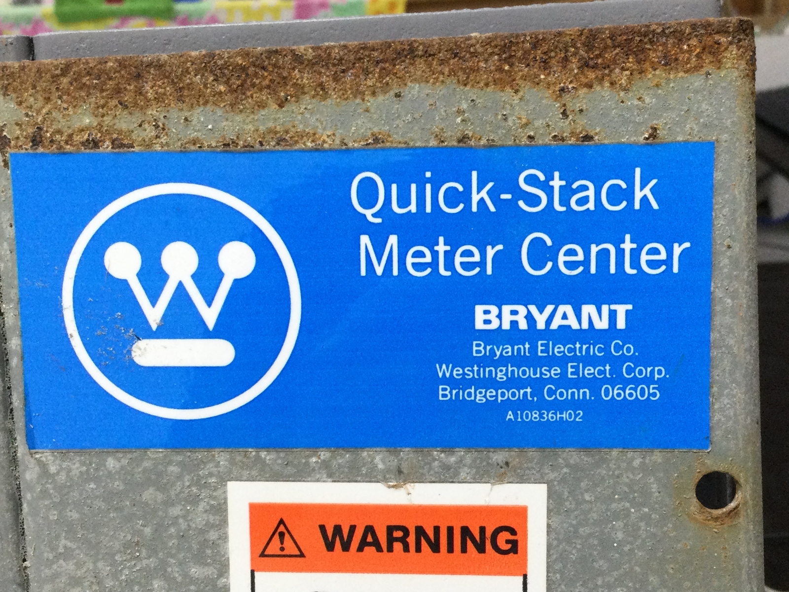 Westinghouse/Bryant Meter QS-5 QS/QP Quick-Stack Meter Stack 60-125 Amps
