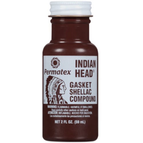 Permatex Indian Head Gasket Shellac Compound 2oz Bottle