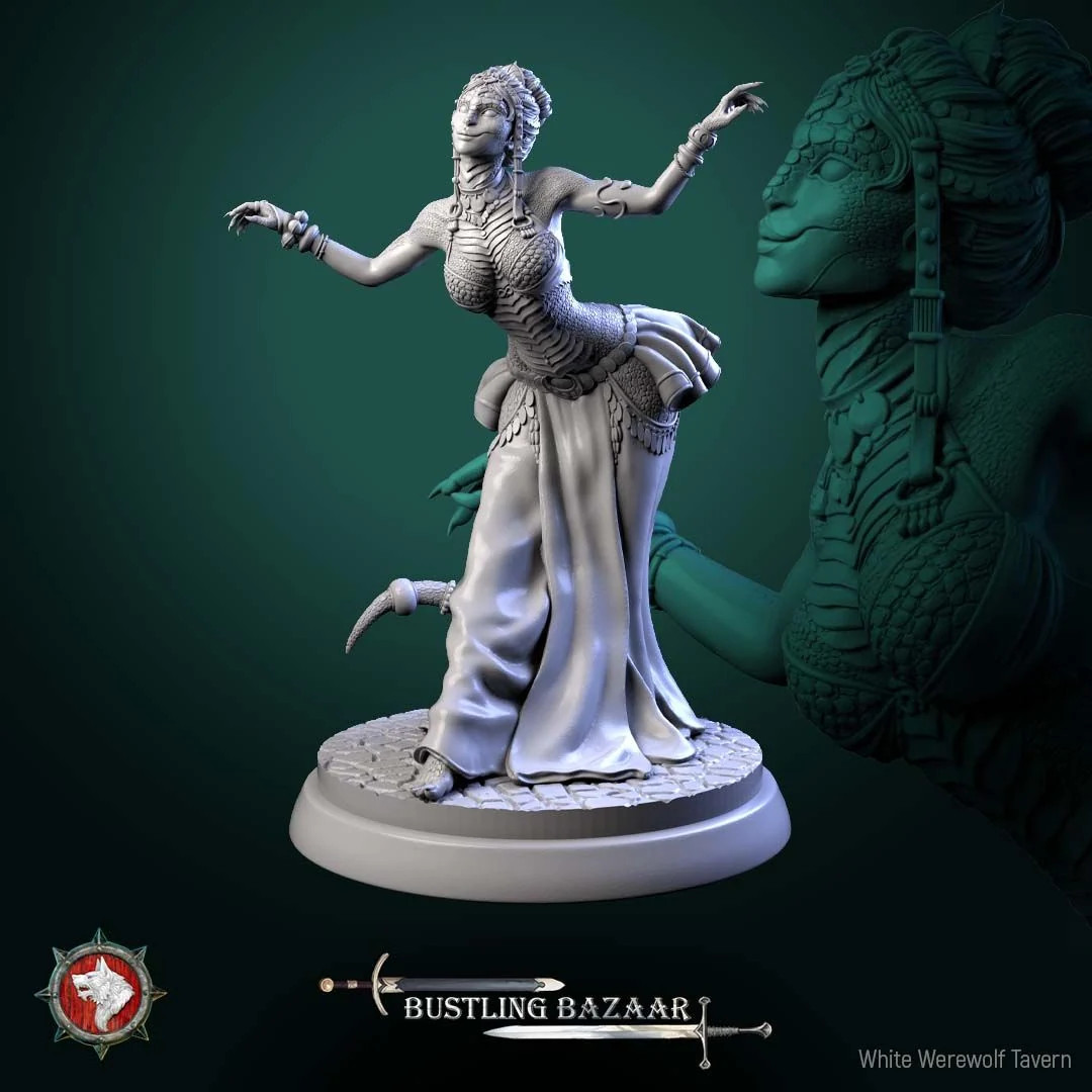 Scaled Dancers - Resin Tabletop Miniature