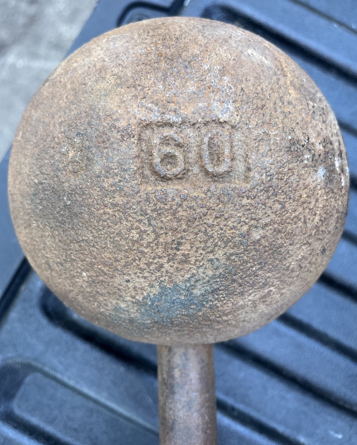 VTG York 60 Pound Globe Dumbbell