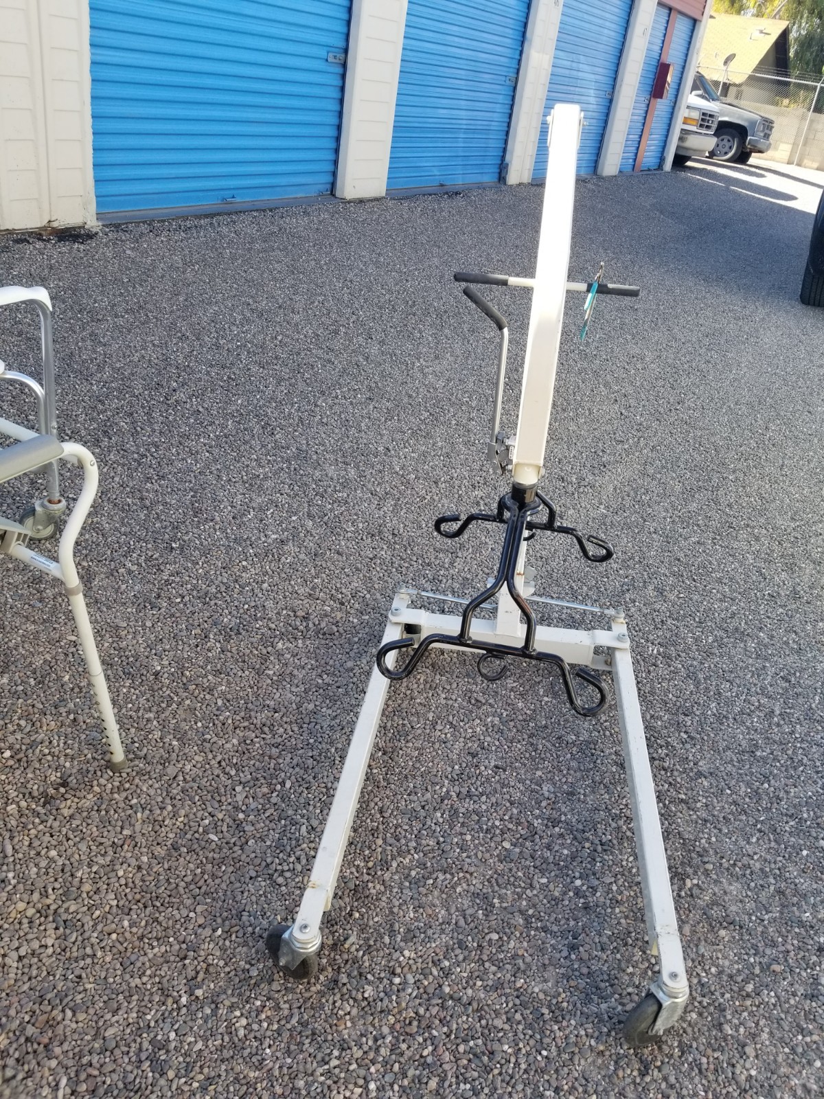 STORAGE SALE- used Electric Hospital Bed, Wheelchair, Hoyer Lift, Bedside Table