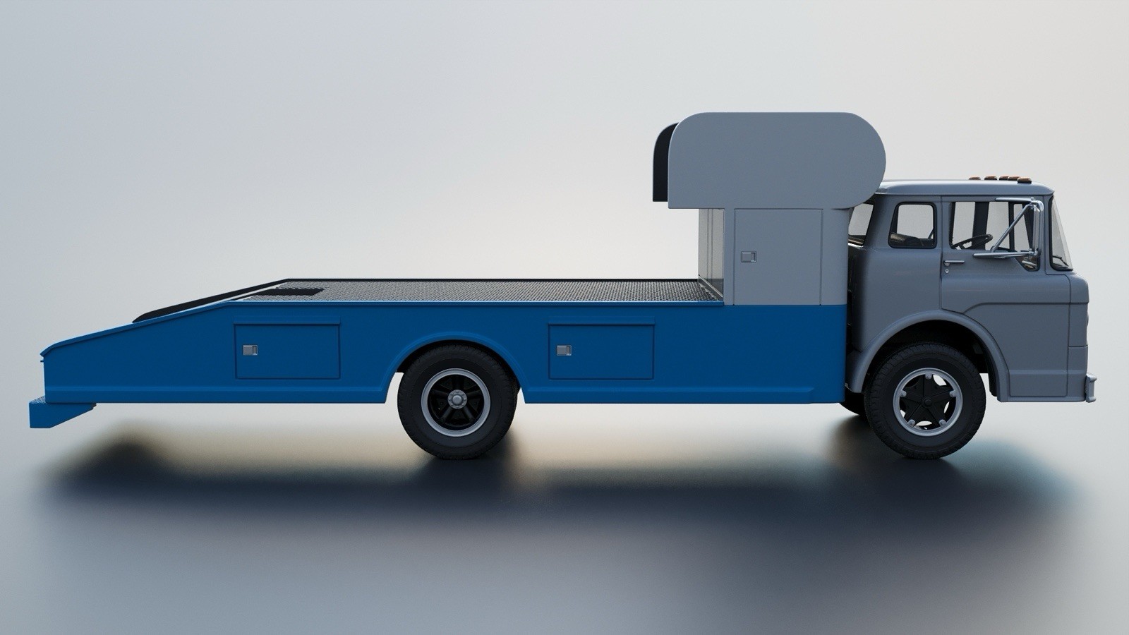 3d Printed 1/25 1972 C-700 Ramp Truck
