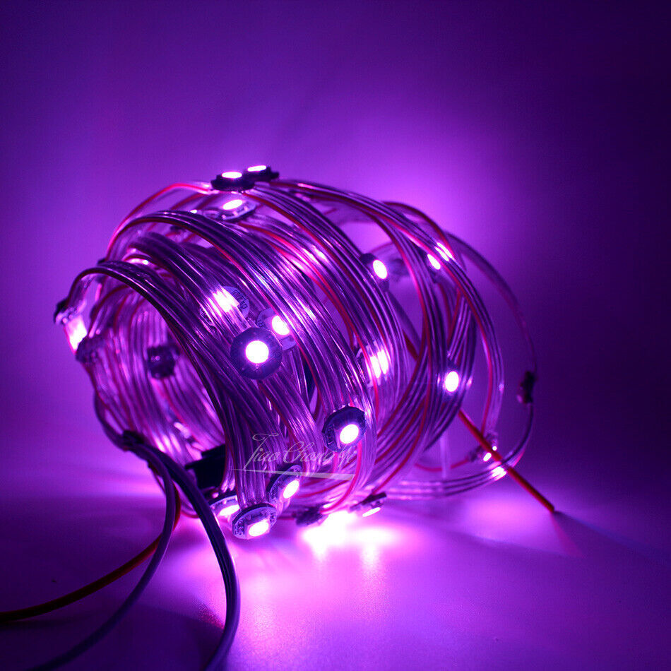 WS2812B RGB LED Module String Panel Pre-soldered on Heatsink with 9cm Wire 50PCS