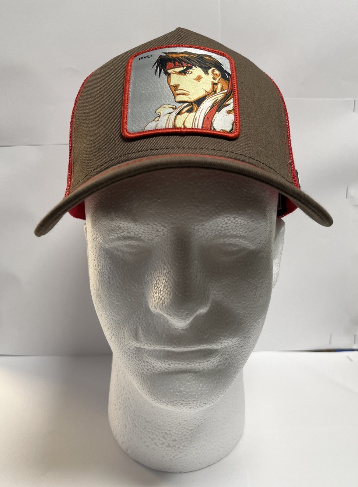 New CAPSLAB x Street Fighter Ryu Red Trucker Hat Snapback One Size New with Tag