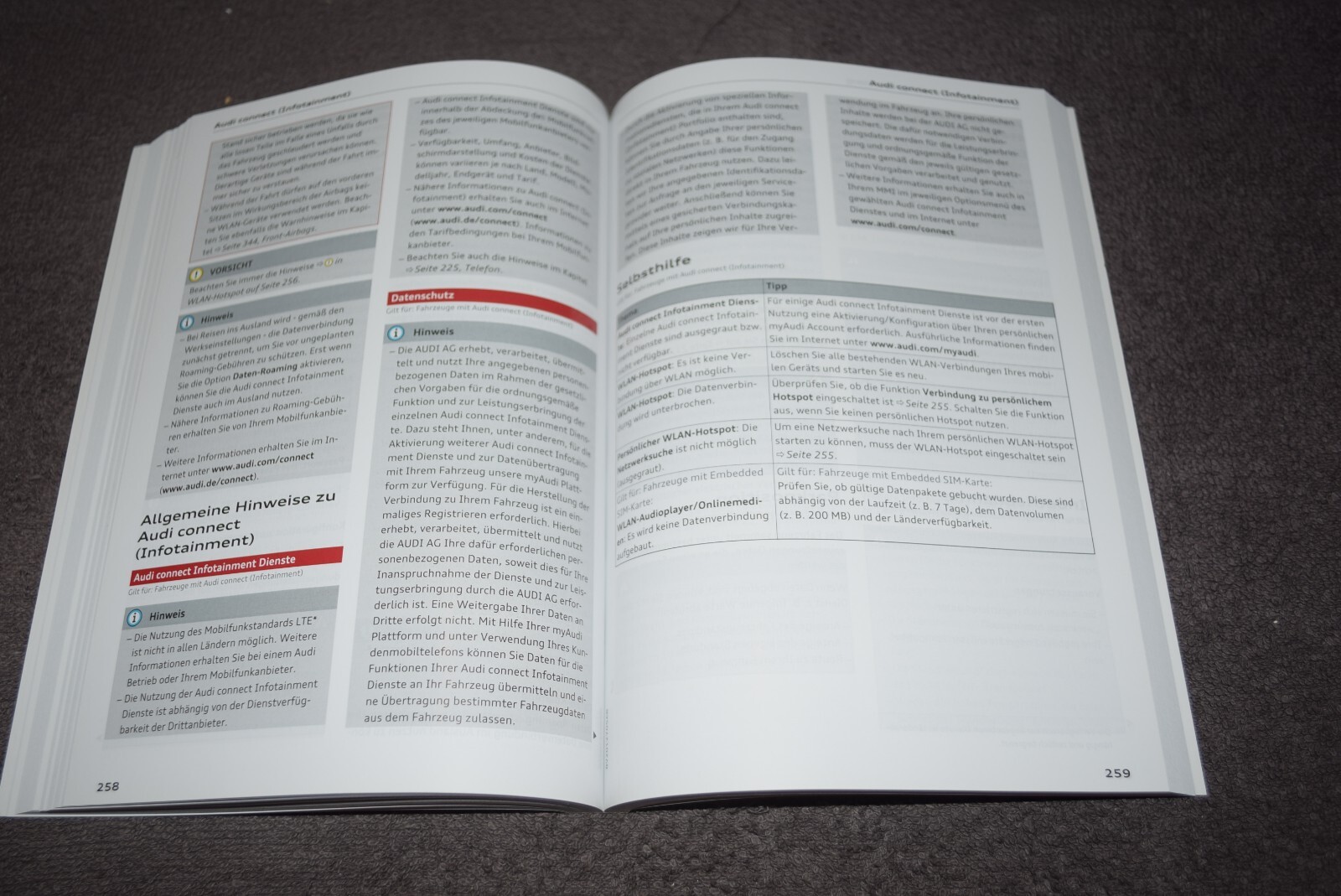 Operating Instructions Manual Audi A3 Type 8V 07/2016 Mint/Unused