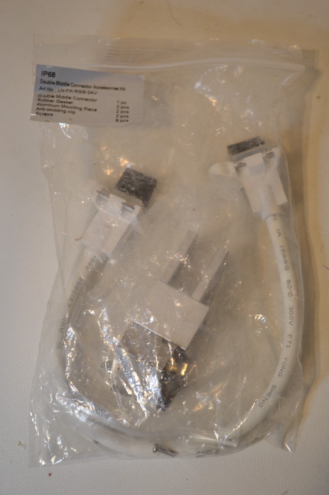Double Middle Connector Accessories Kit LN-FX-RGB-24V