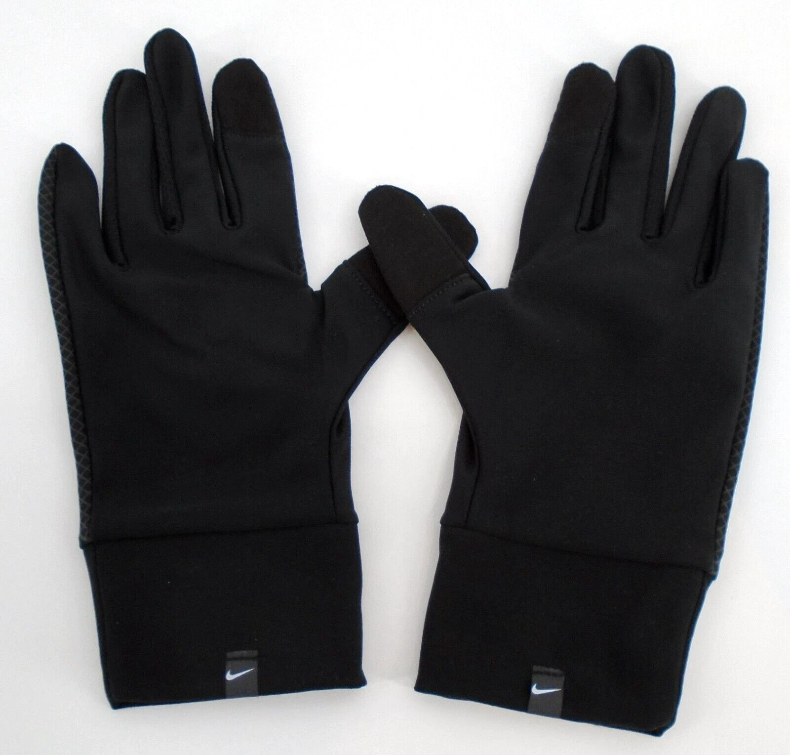 Nike Lightweight Tech Running Gloves Women's Medium Black/Silver