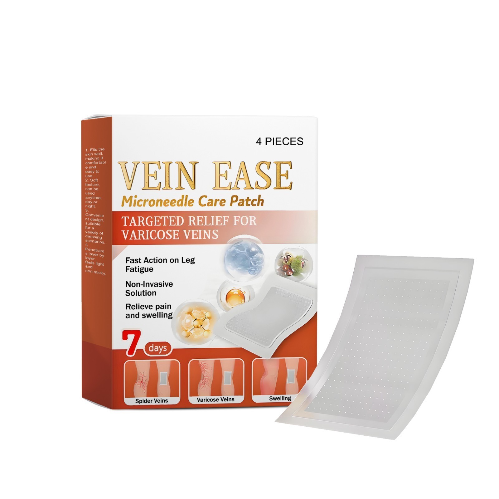 Varicose Vein Microneedle Care Patch Protect The Legs Blood Circulation D0P1
