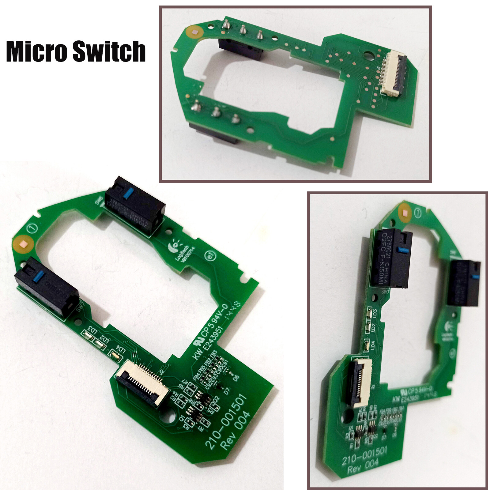 For Logitech MX MASTER MASTER2S Mouse Keyboard Micro Switch Button Board 50M