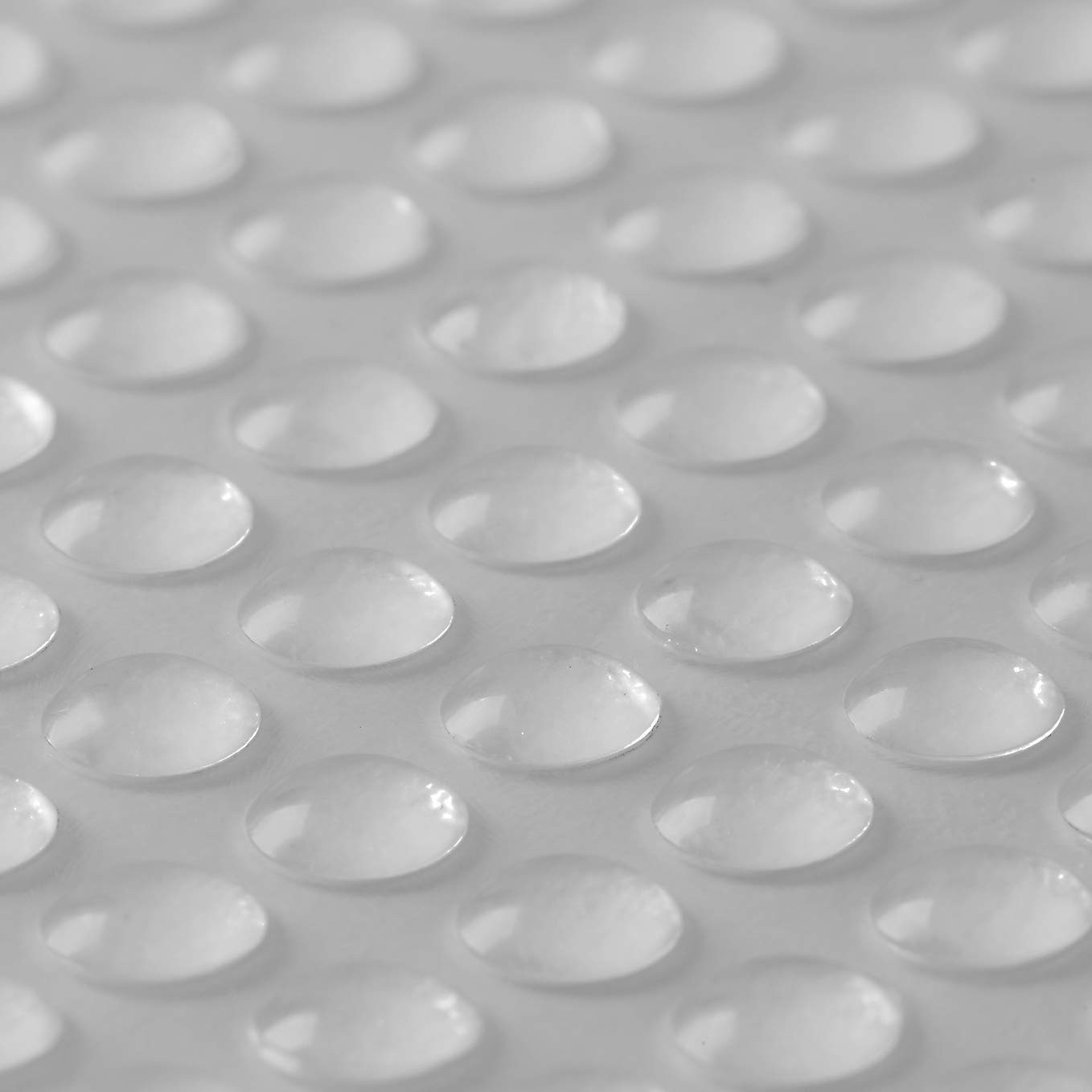 Eshanmu Self-Adhesive Clear Rubber Feet Tiny Bumpons 6x2mm 100pcs,