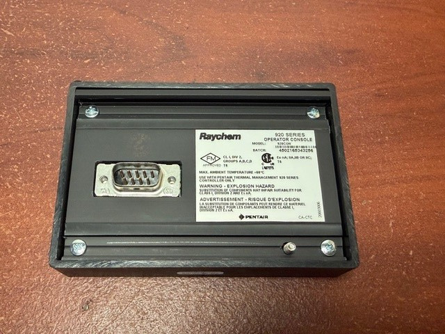 RAYCHEM NVENT Programmable Controller 920CON Operator Console 10260-005 NEW