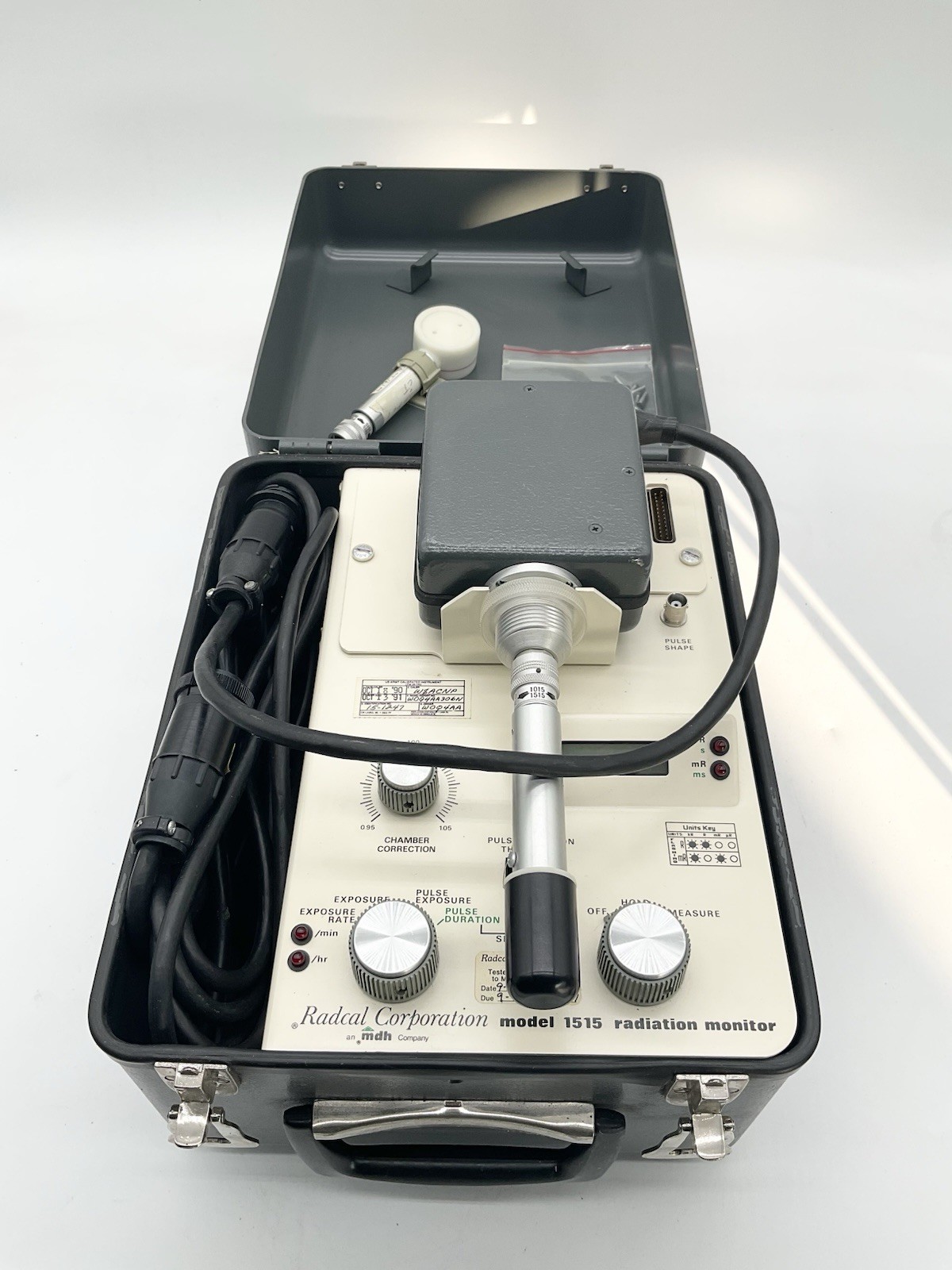 Vintage Radcal Corporation Model 1515 Radiation Monitor!!S1