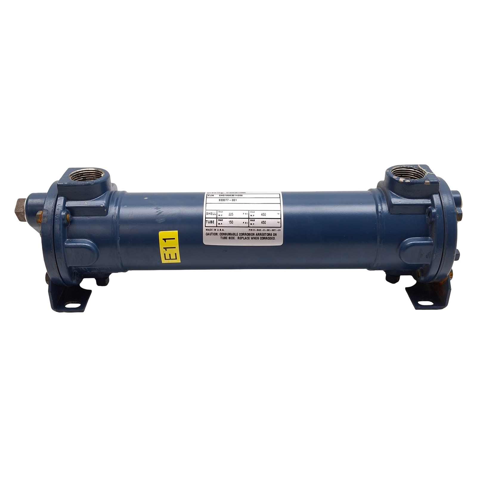 ITT Standard 5-160-03-014-006 Heat Exchanger, 12gpm, 150psig, 270,000 BtuH Water
