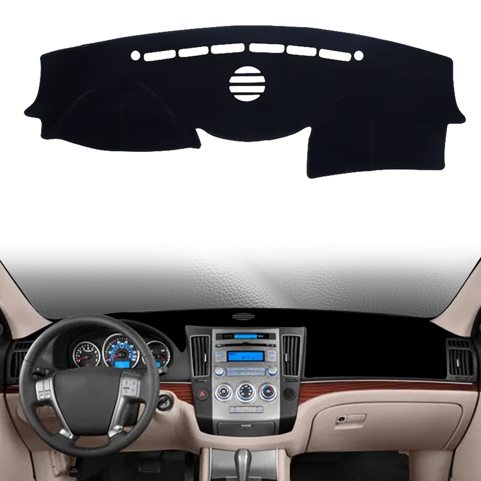 for Hyundai Veracruz 2006 2007-2015 ix55 LHD Dashboard Pad dashmat Car Flannel