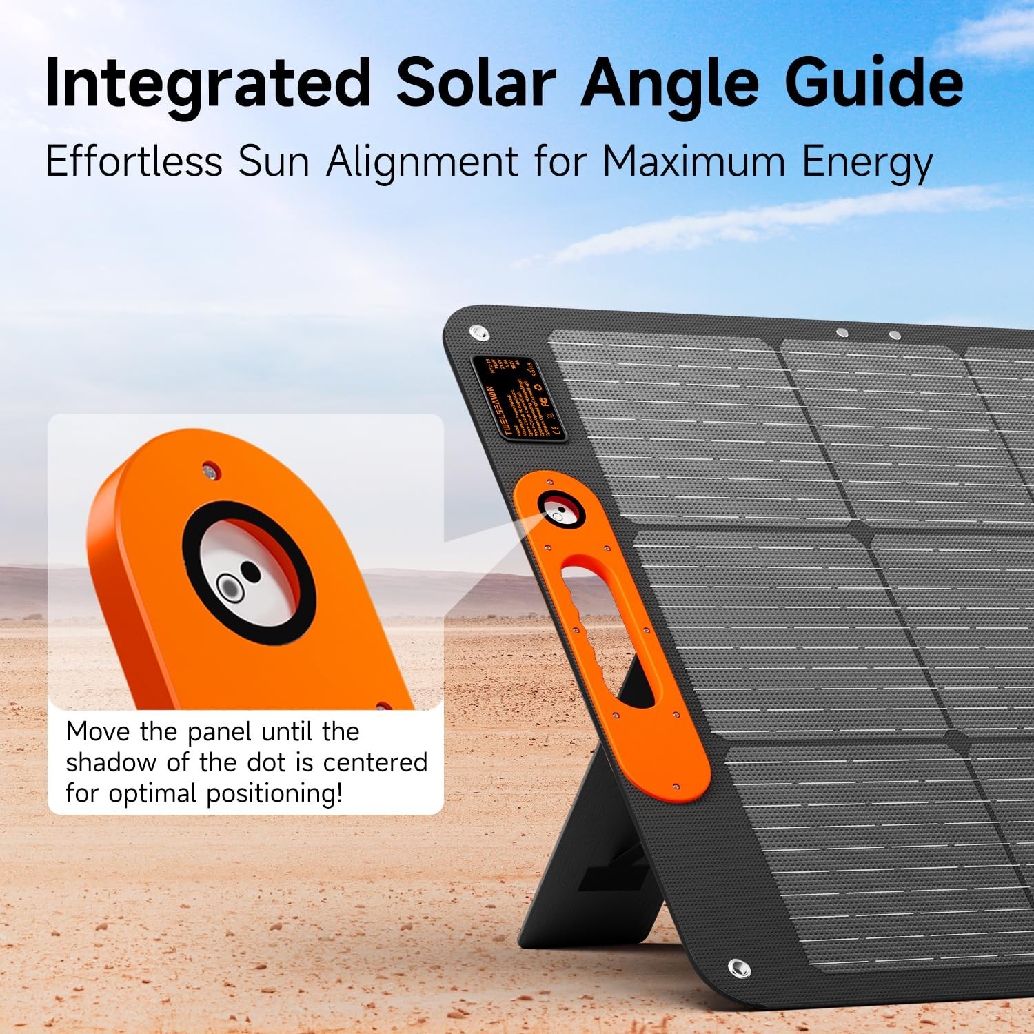 110W Portable Solar Panel for Jackery/EF/Bluetti/Anker/Goal Zero Power Statio...