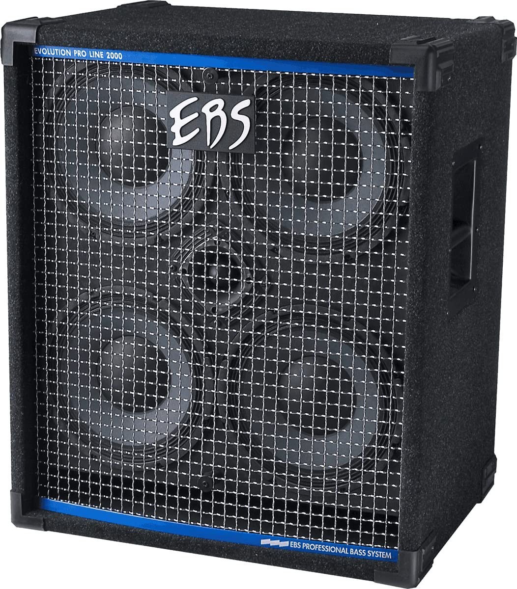 EBS ProLine 410 Bass Amplifier Cabinet - 800W Passive with Adjustable Tweeter