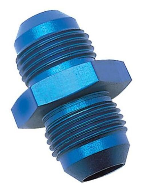 /Russell 660330 Blue Anodized Aluminum -3AN Flare Union Adapter