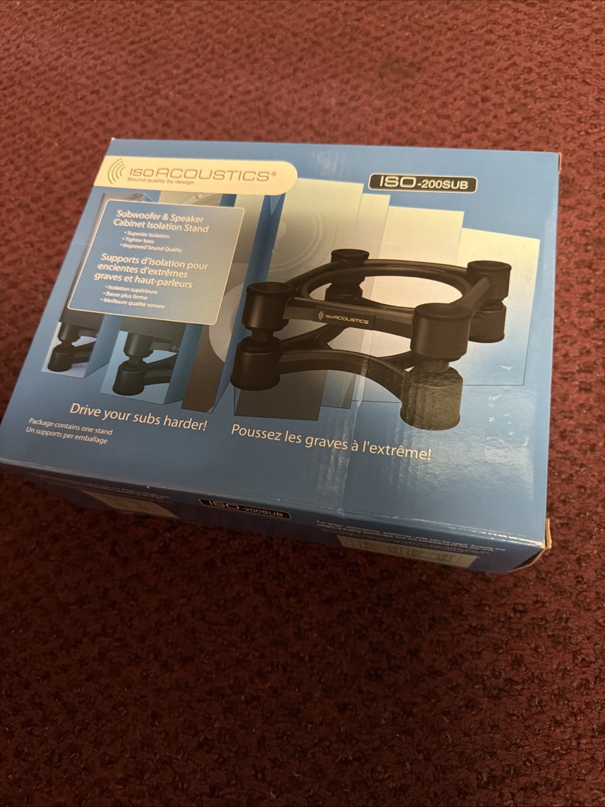 IsoAcoustics ISO-200SUB Acoustic Isolation Stand for Subwoofers