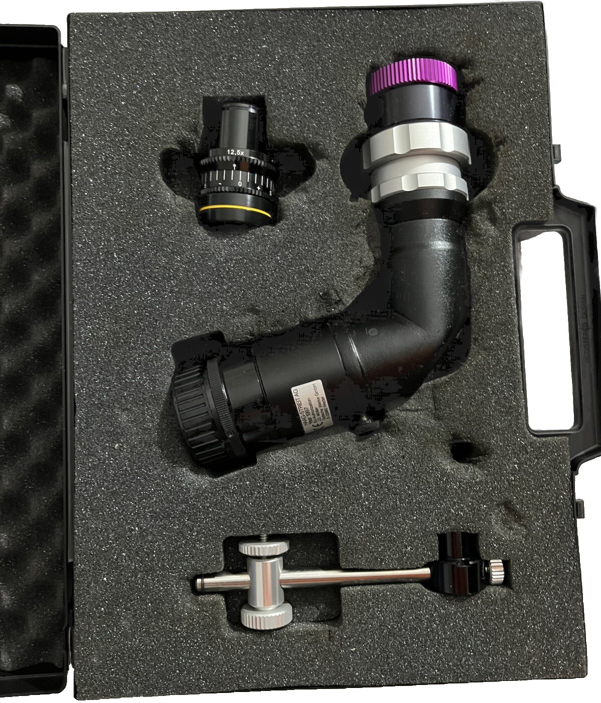HAAG STREIT 900 BQ Imaging Camera FotoAdapter With Hard Case For Slit Lamps