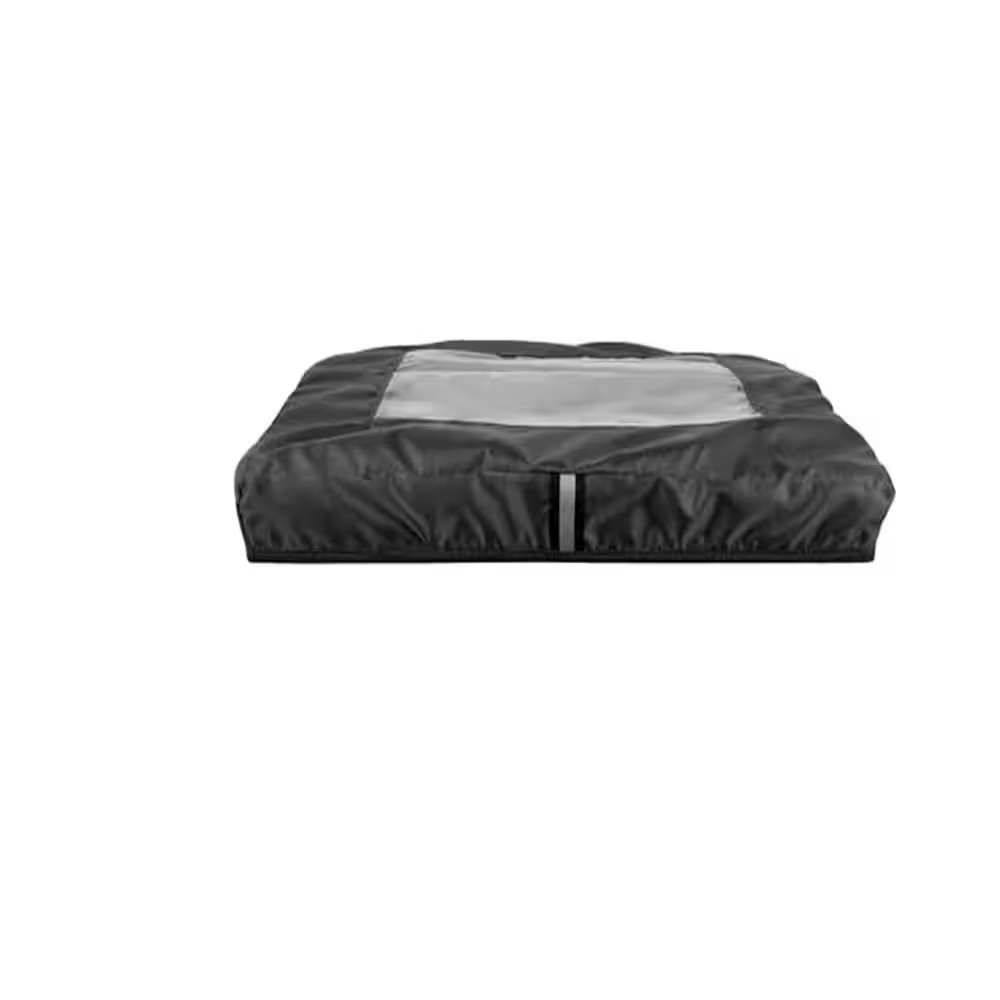 Polyester Broadcast Spreader Cover for Fertilizer Waterproof Dark Gray Transpare