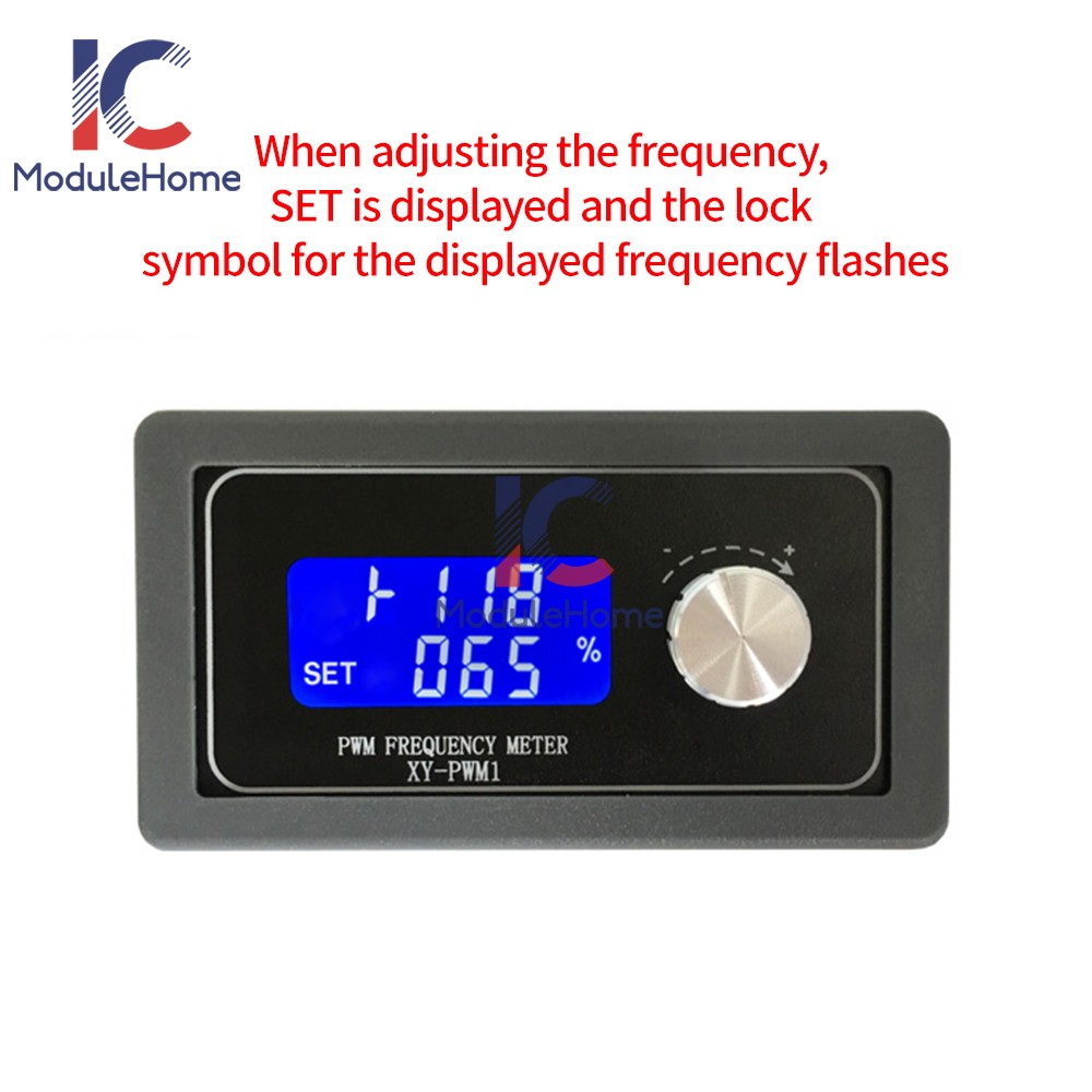 Adjustable PWM Pulse Frequency Duty Cycle Square Wave PWM1 Signal Generator