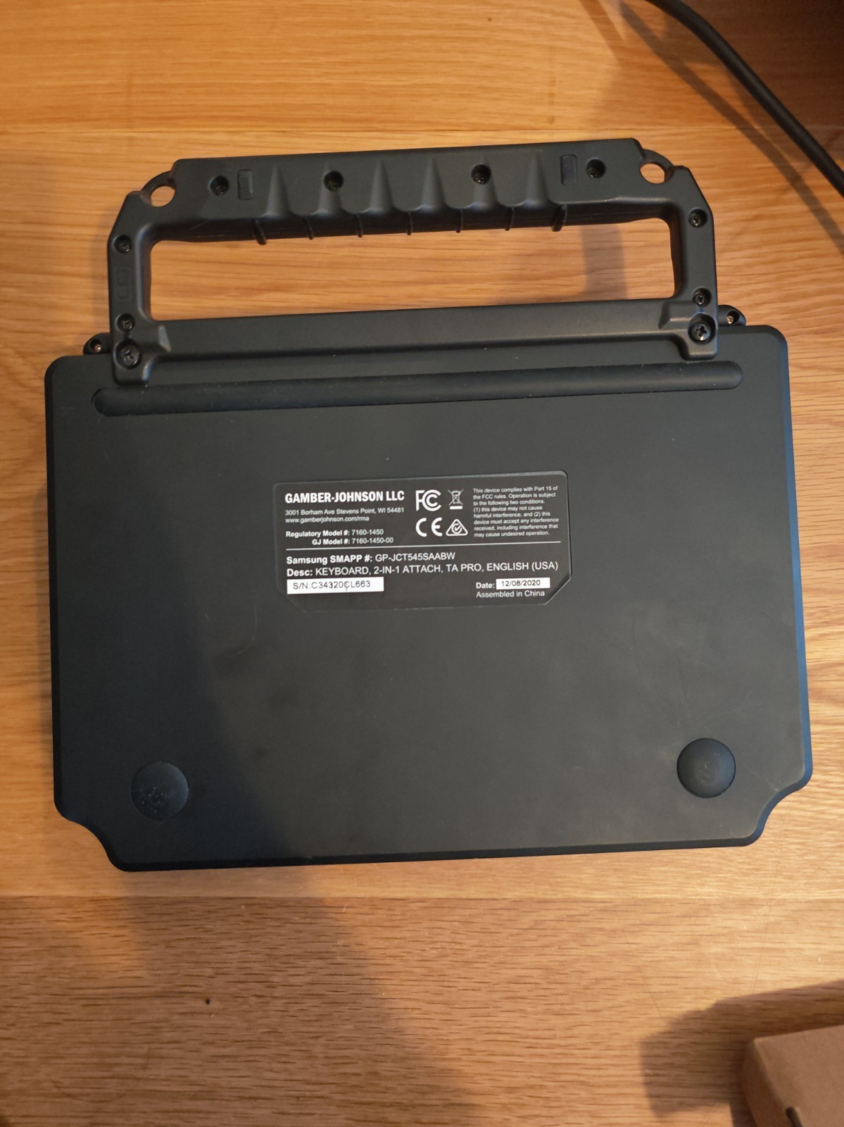 Samsung Tab Active Pro Case - Gamber Johnson - New In Box