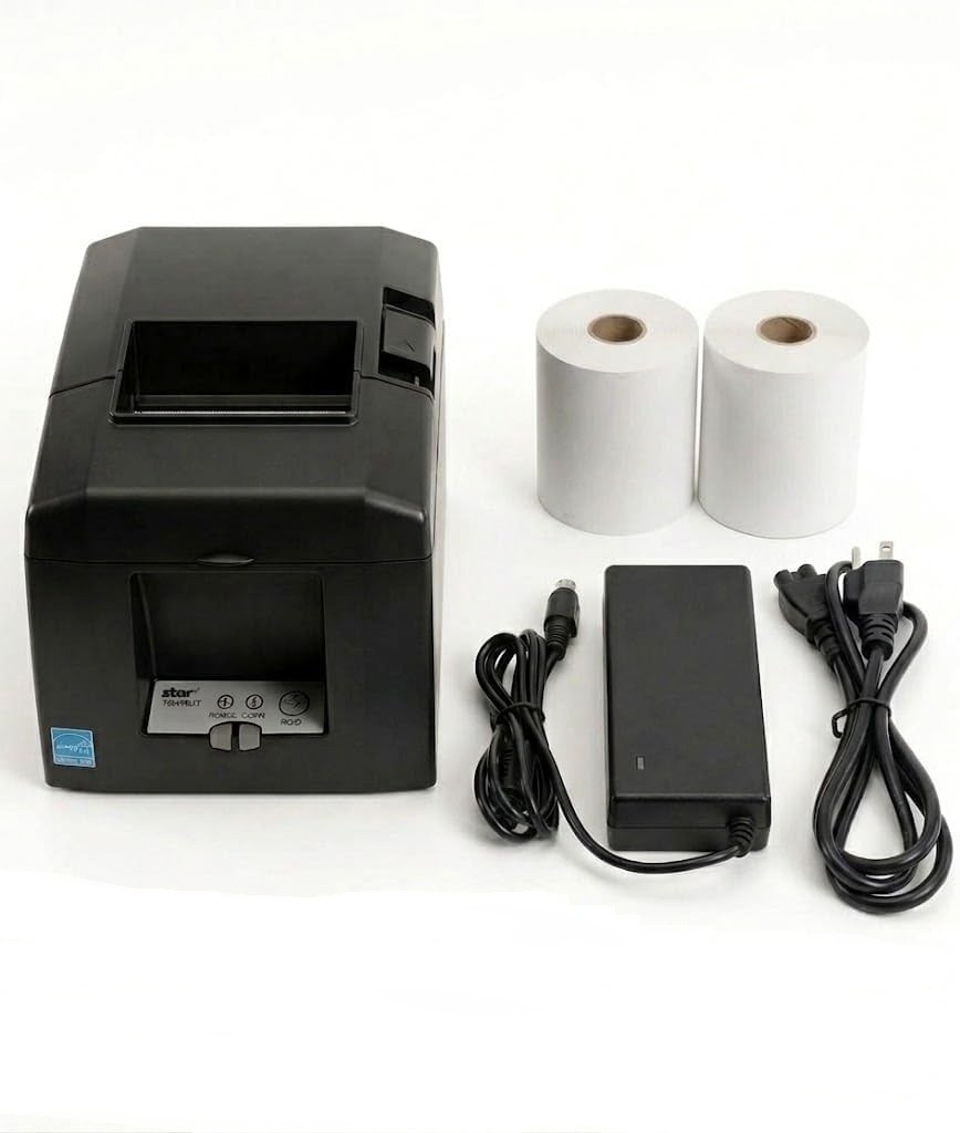 Star Micronics TSP650II Bluetooth Desktop Receipt Printer Bundle