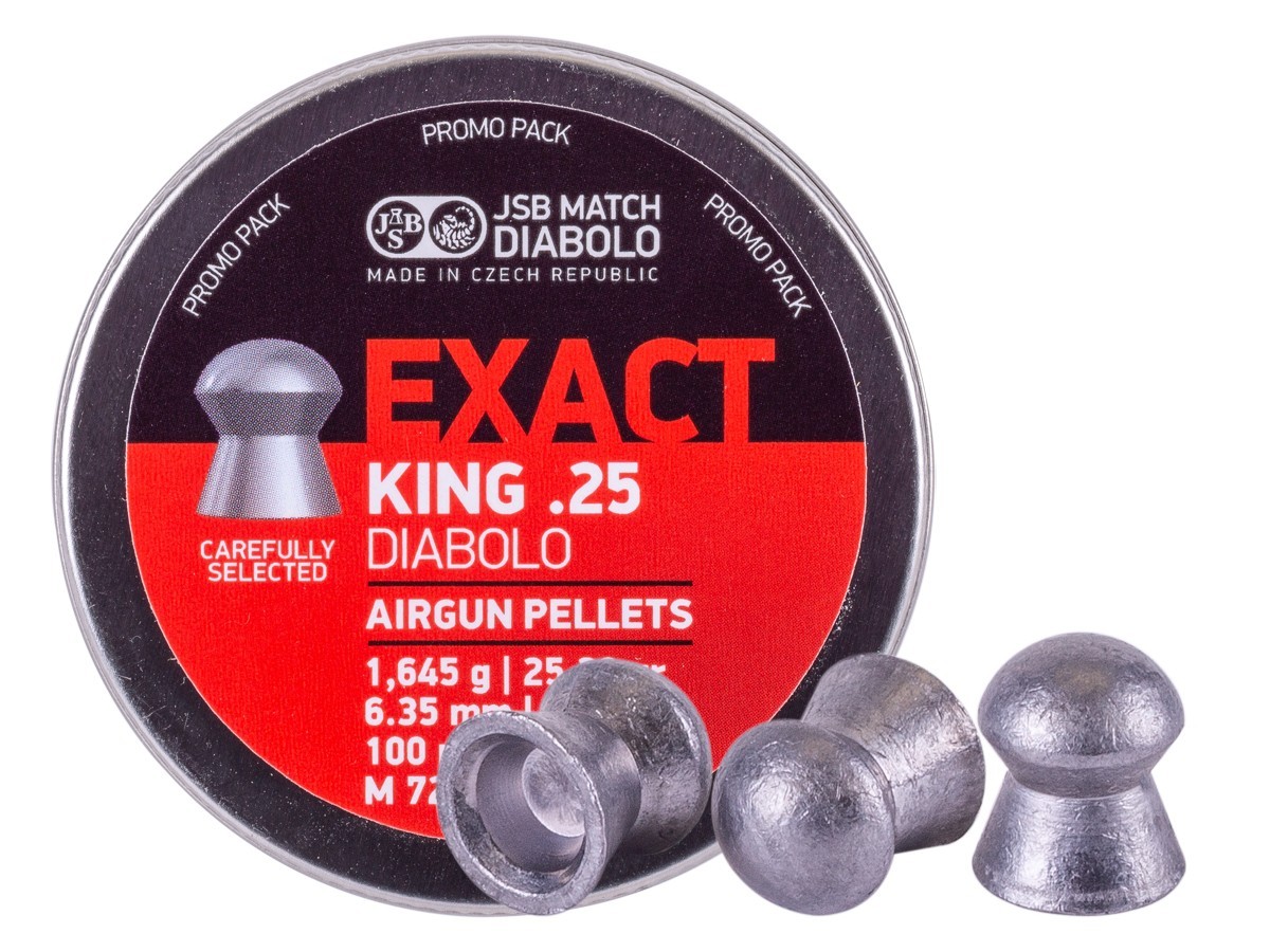 JSB King .25 Pellets 25.39gr 100ct
