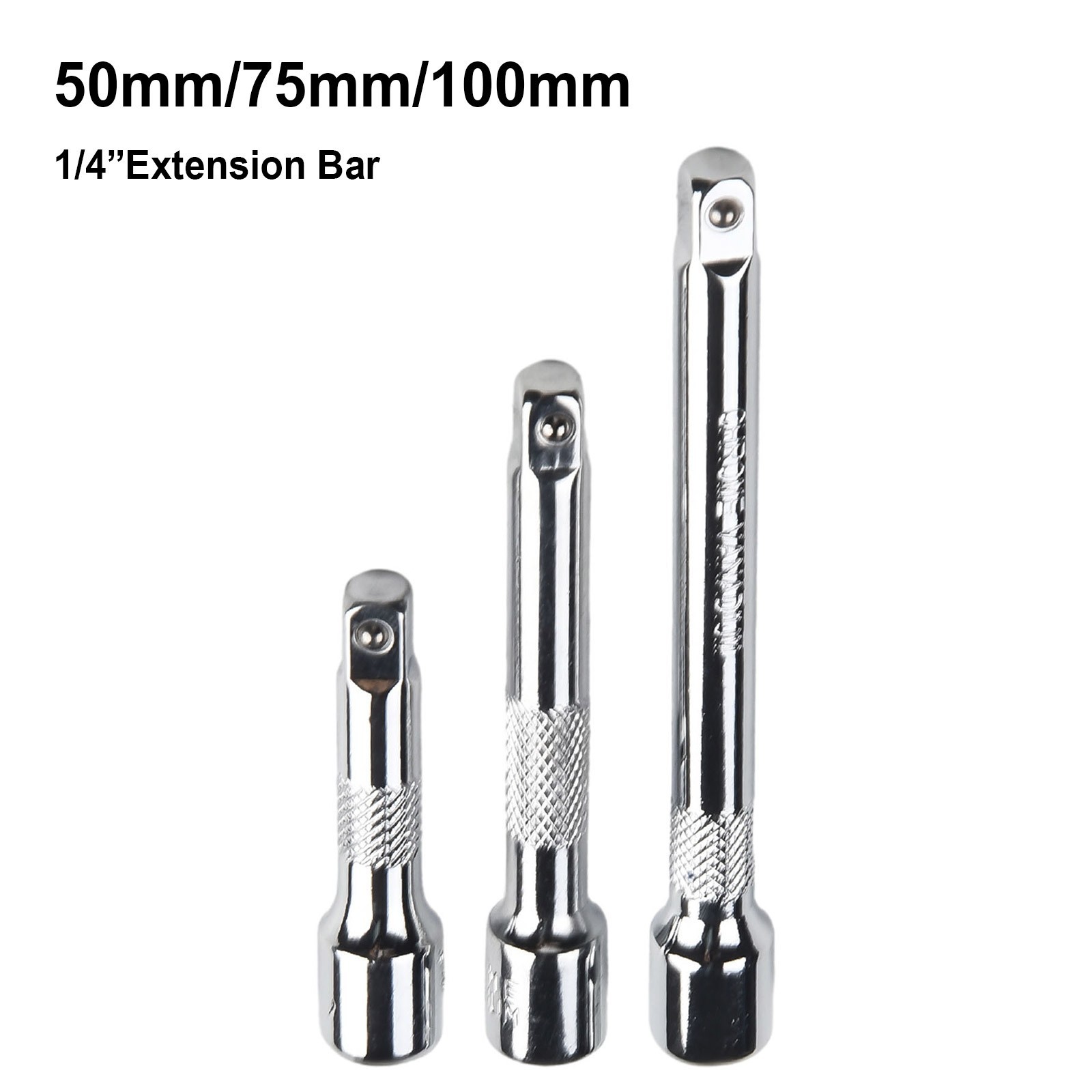 Extender Bar Connecting Rod Chrome Vanadium Steel Rustproof Silver Wobble