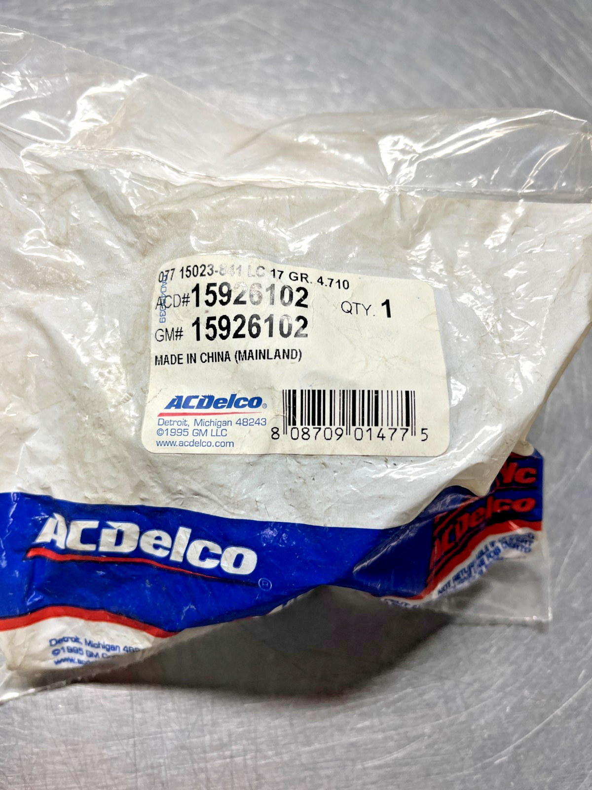 1592-6102 OEM  AC Delco Silverado 2500HD Trailer Brake SWITCH  GM  15926102