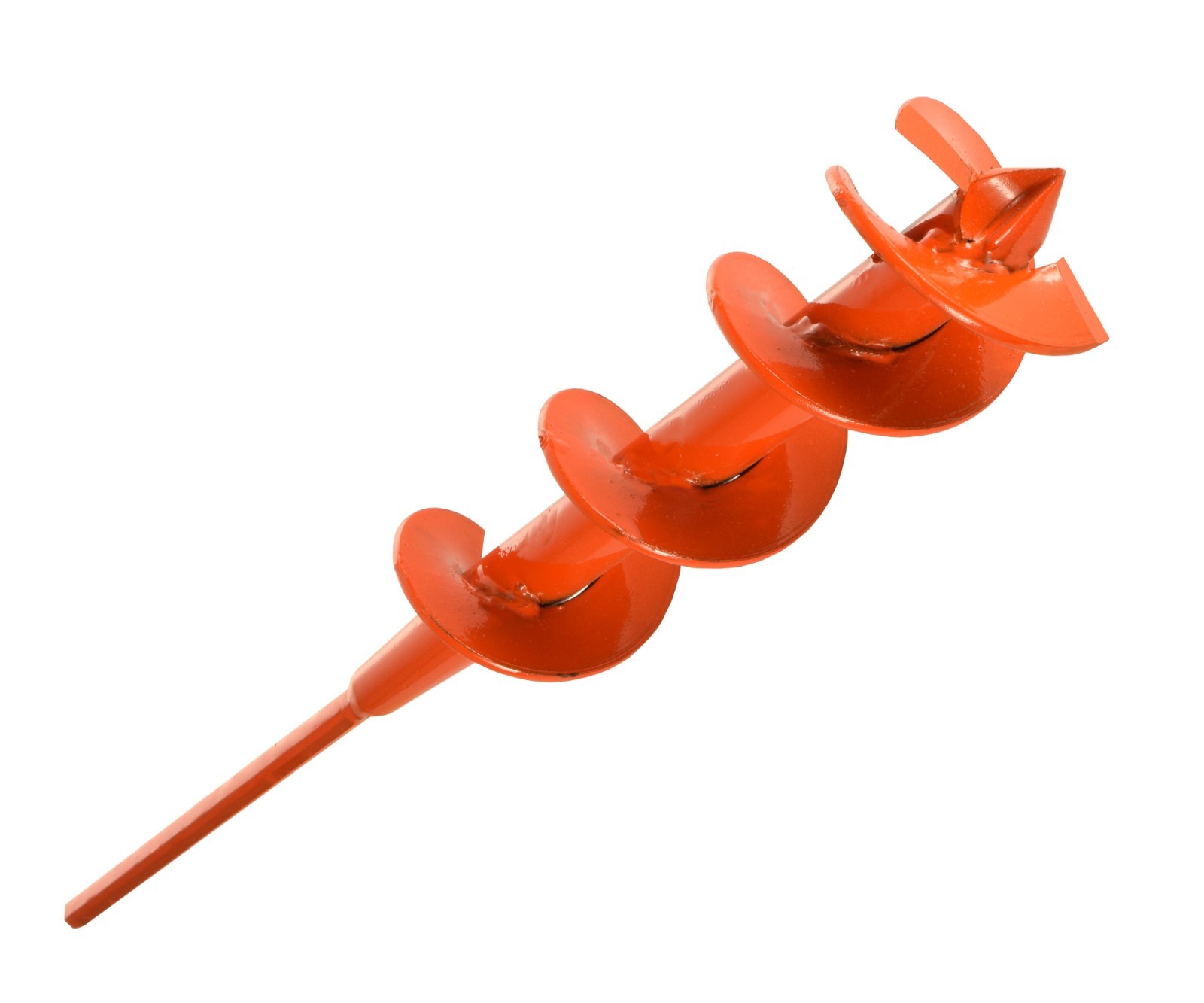 AuSable Brand 3" Dirt Hole Garden Auger - All Steel Orange - Planting