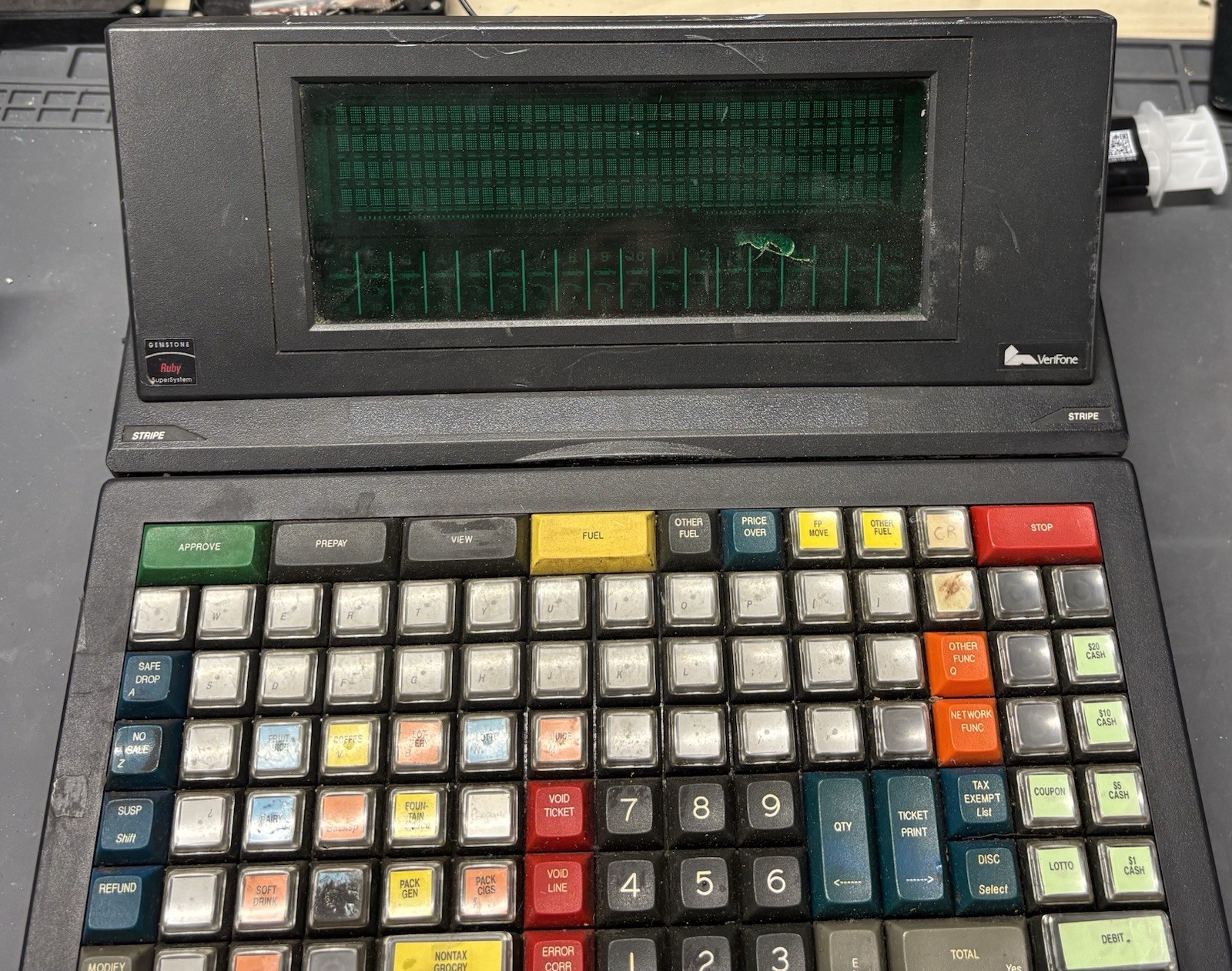 VeriFone Ruby II RUI POS Terminal Gas Station Cash Register System Untested