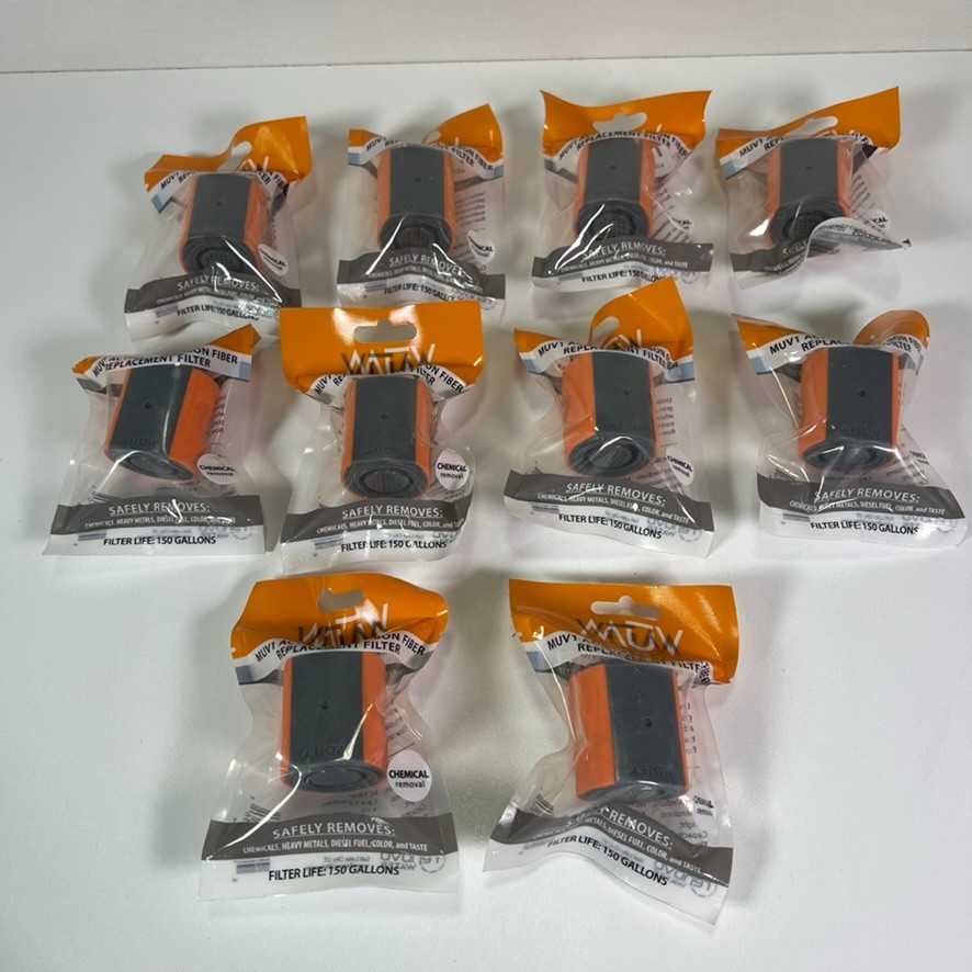 Renovo MUV (MUV1) Replacement Adaptable Water Activated Carbon Filter Lot (10x)